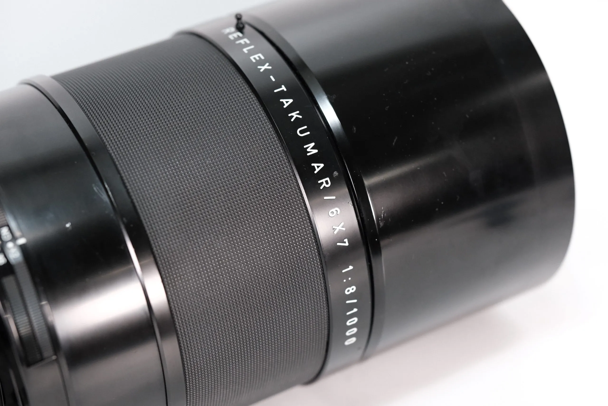 PENTAX REFLEX TAKUMAR 6ｘ7 1000mm F8 レンズ（絞り部分をアップで撮影）